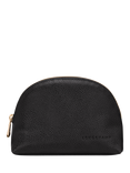 Longchamp Le Foulonne Leather Pouch, Black