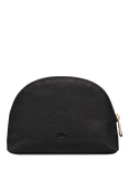 Longchamp Le Foulonne Leather Pouch, Black