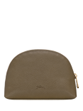 Longchamp Le Foulonne Leather Zipped Pouch, Caper