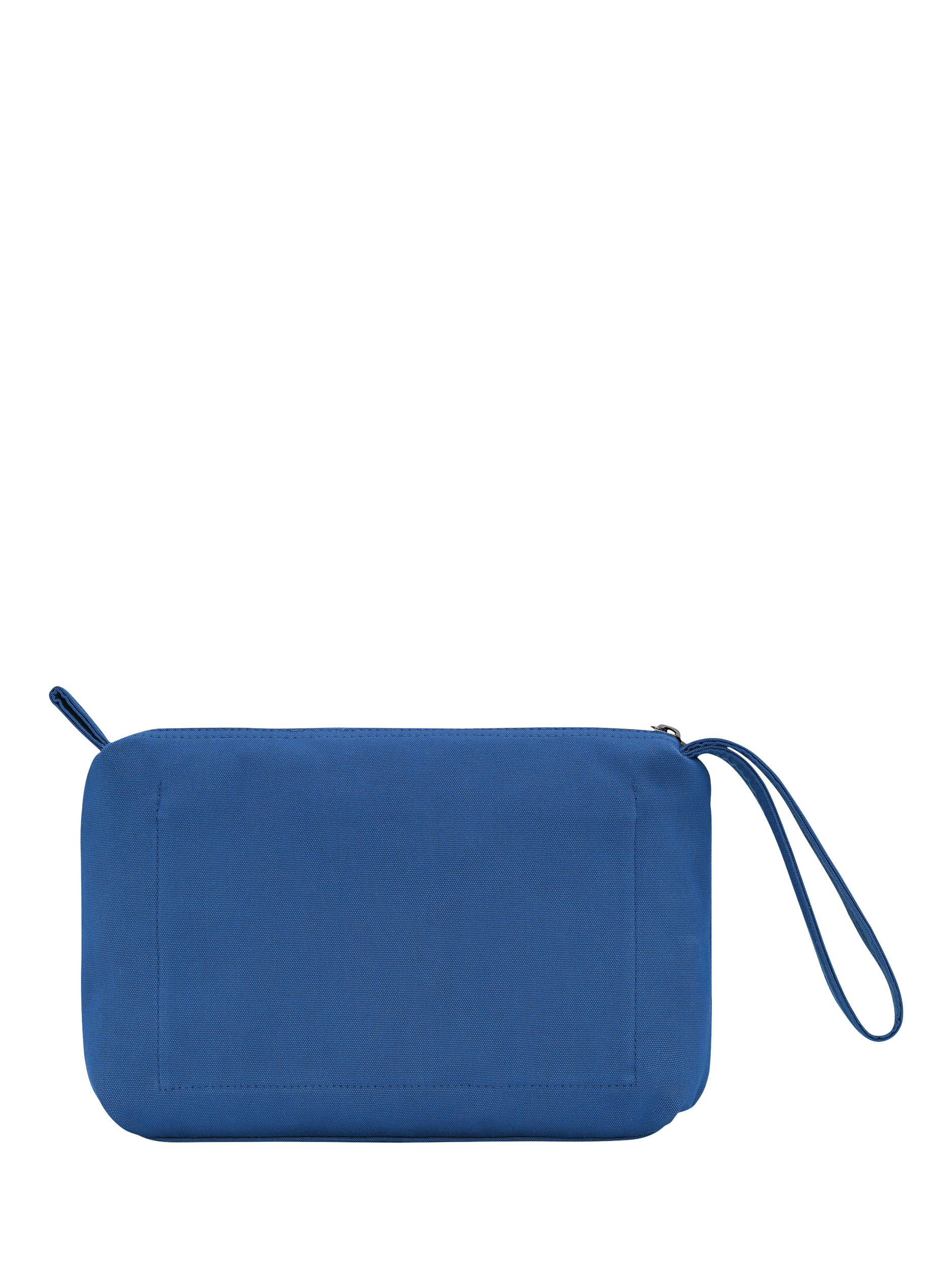 Product image 3 of 4, which shows Longchamp Pliage Collection Cotton Canvas Pouch, Cobalt Blue