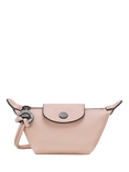 Longchamp Le Pliage Xtra Leather Coin Purse, Nude