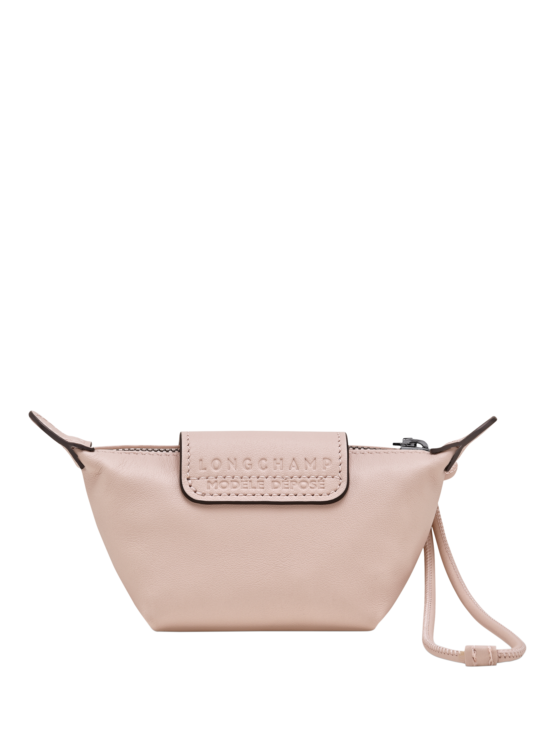 Product image 2 of 2, which shows Longchamp Le Pliage Xtra Leather Coin Purse, Nude