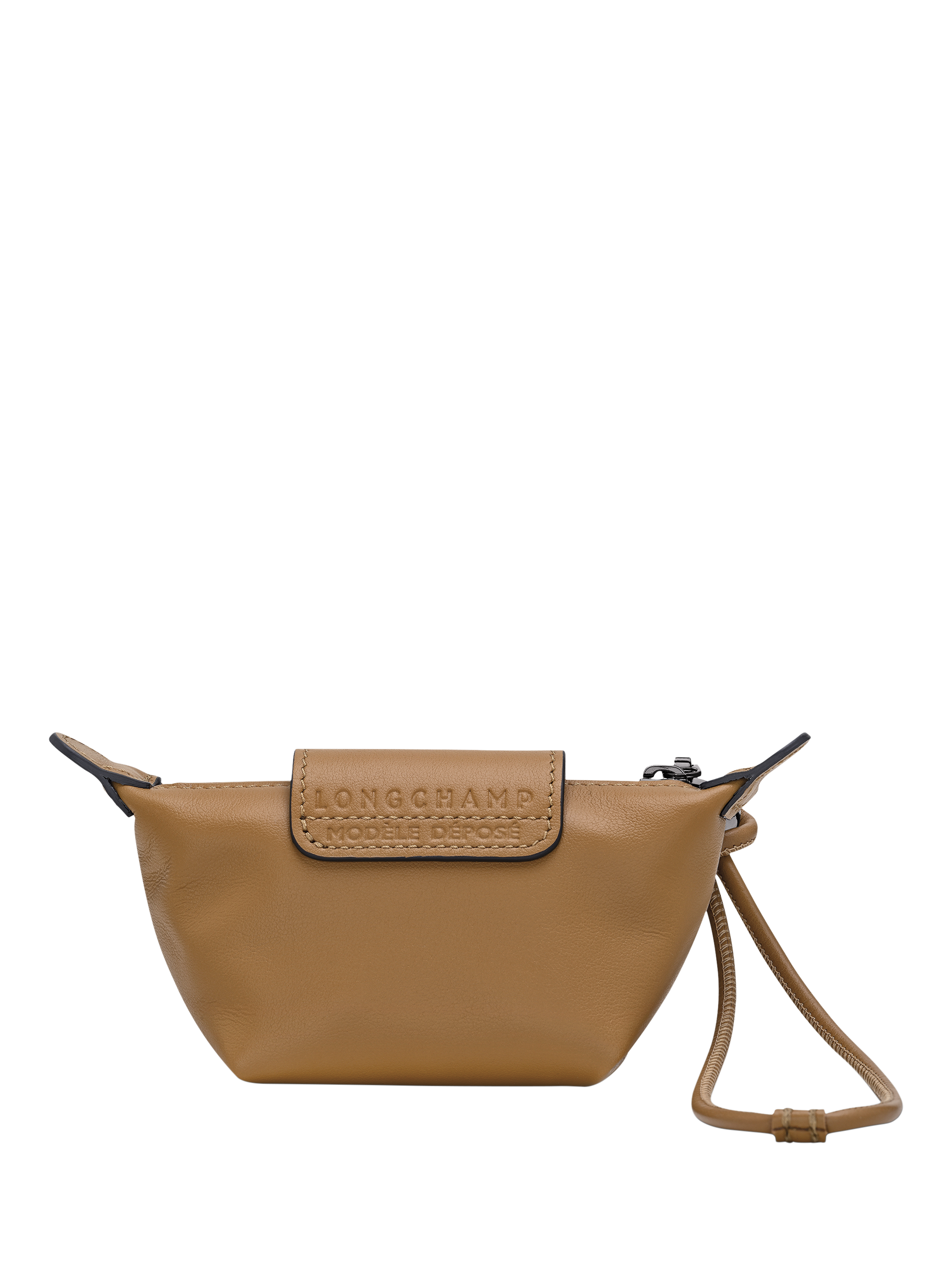 Product image 2 of 2, which shows Longchamp Le Pliage Xtra Leather Coin Purse, Tobacco