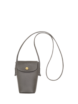 Longchamp Épure Leather Cross Body Phone Pouch, Turtledove