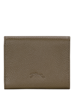 Longchamp Le Foulonné Compact Leather Wallet - view 2, Caper