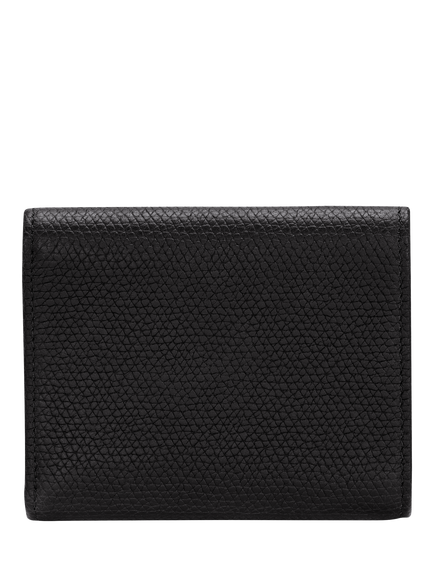 Longchamp Roseau Leather Compact Wallet - view 2, Black