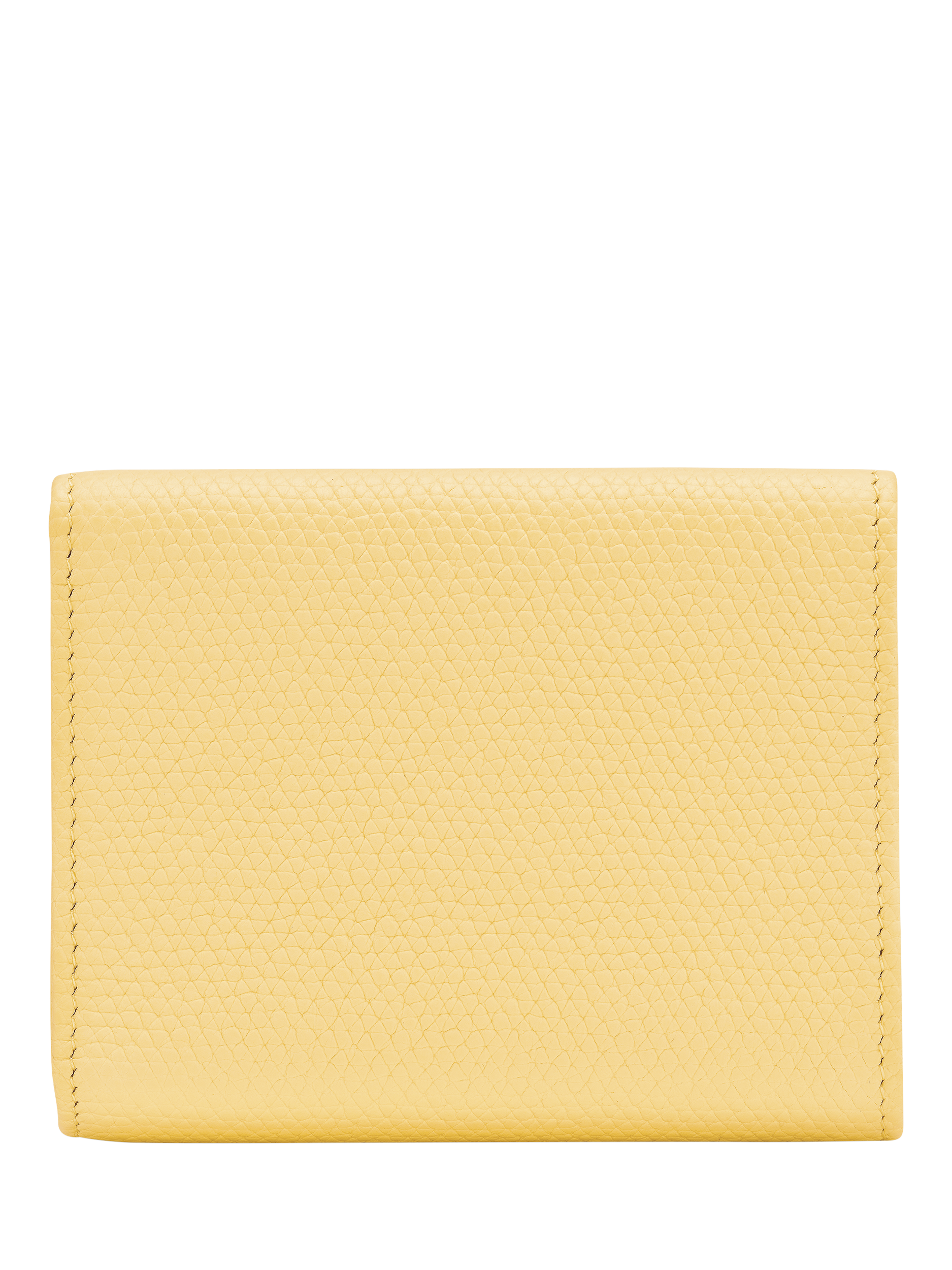 Product image 2 of 3, which shows Longchamp Roseau Leather Compact Wallet, Yellow Chick