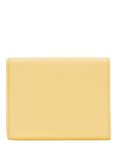 Longchamp Roseau Leather Compact Wallet, Yellow Chick