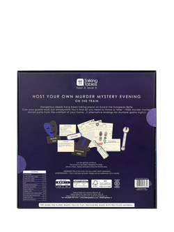 Talking Tables Murder Mystery on the Train Escape Room Board Game - view 2, Blue