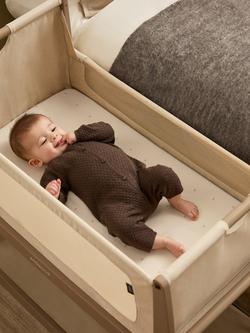 Snüz Crib Fitted Sheet - view 2, Cashmere Cross