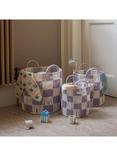 Avery Row Checkerboard Basket, Set of 3, Lilac