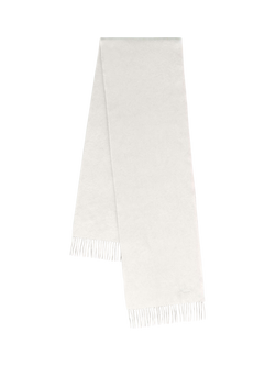 Mulberry Cashmere Fringe Scarf, Cream