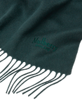 Mulberry Cashmere Fringe Scarf, Mulberry Green