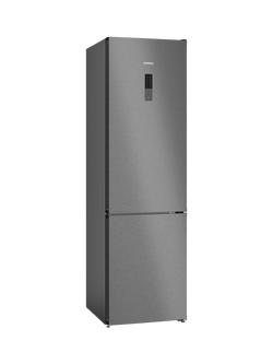 Siemens iQ300 KG39NXXBF Freestanding 70/30 Fridge Freezer, Black Steel, Black Steel