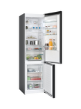 Siemens KG39NXXBF Freestanding 70/30 Fridge Freezer, Black Steel