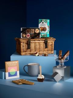 John Lewis Chocolate Wicker Hamper