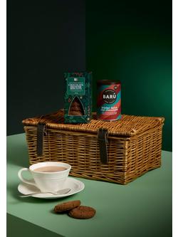 John Lewis Festive Treats Alcohol Free Wicker Hamper - view 2, Multi