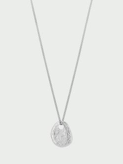 Tutti Reversible Pebble Pendant Necklace, Silver