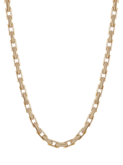 Tutti Polished Chain Necklace, Gold