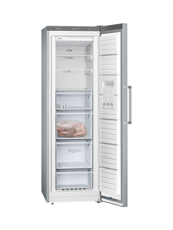Siemens iQ300 GS36NVIEPG Freestanding Freezer, Stainless Steel - view 2, Stainless Steel
