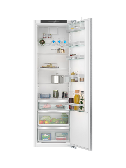 Siemens iQ500 KI81RADD0G Integrated Fridge, Right-Hand Hinge, Black, Black