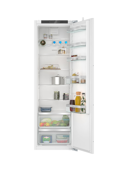 Siemens iQ300 KI81RVFE0G Integrated Fridge, Right-Hand Hinge, Black, Black