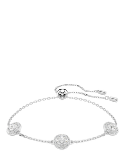 Swarovski Una Angelic Crystal Toggle Bracelet, Silver