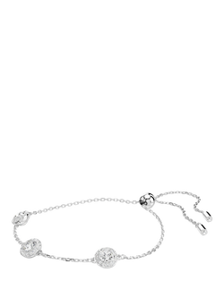 Swarovski Una Angelic Crystal Toggle Bracelet - view 2, Silver