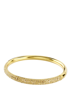Swarovski Sublima Pave Bangle, Gold - view 2, Yellow Gold