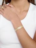 Tutti & Co Chunky Textured Open Bangle