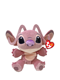 Disney Lilo & Stitch Angel Beanie Plush Soft Toy, Pink, Multi