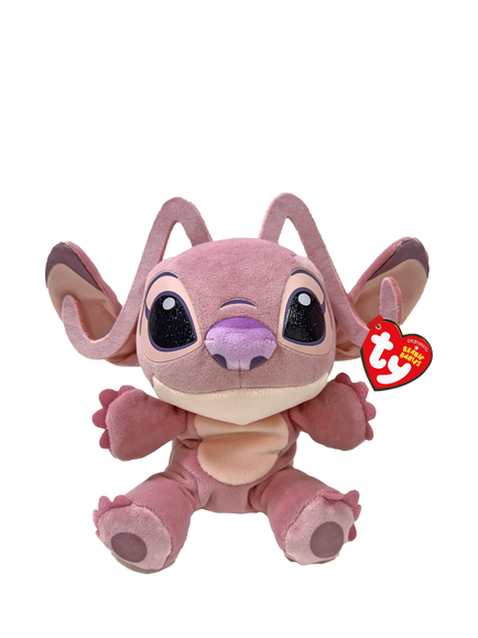 Disney Lilo & Stitch Angel Beanie Plush Soft Toy, Pink, Multi