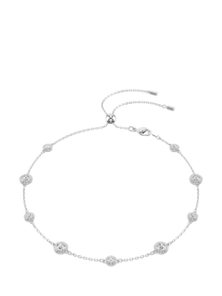 Swarovski Una Angelic Necklace, Silver, Rhodium