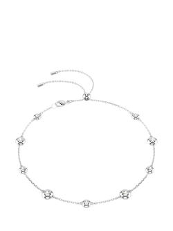 Swarovski Una Angelic Necklace, Silver - view 2, Rhodium