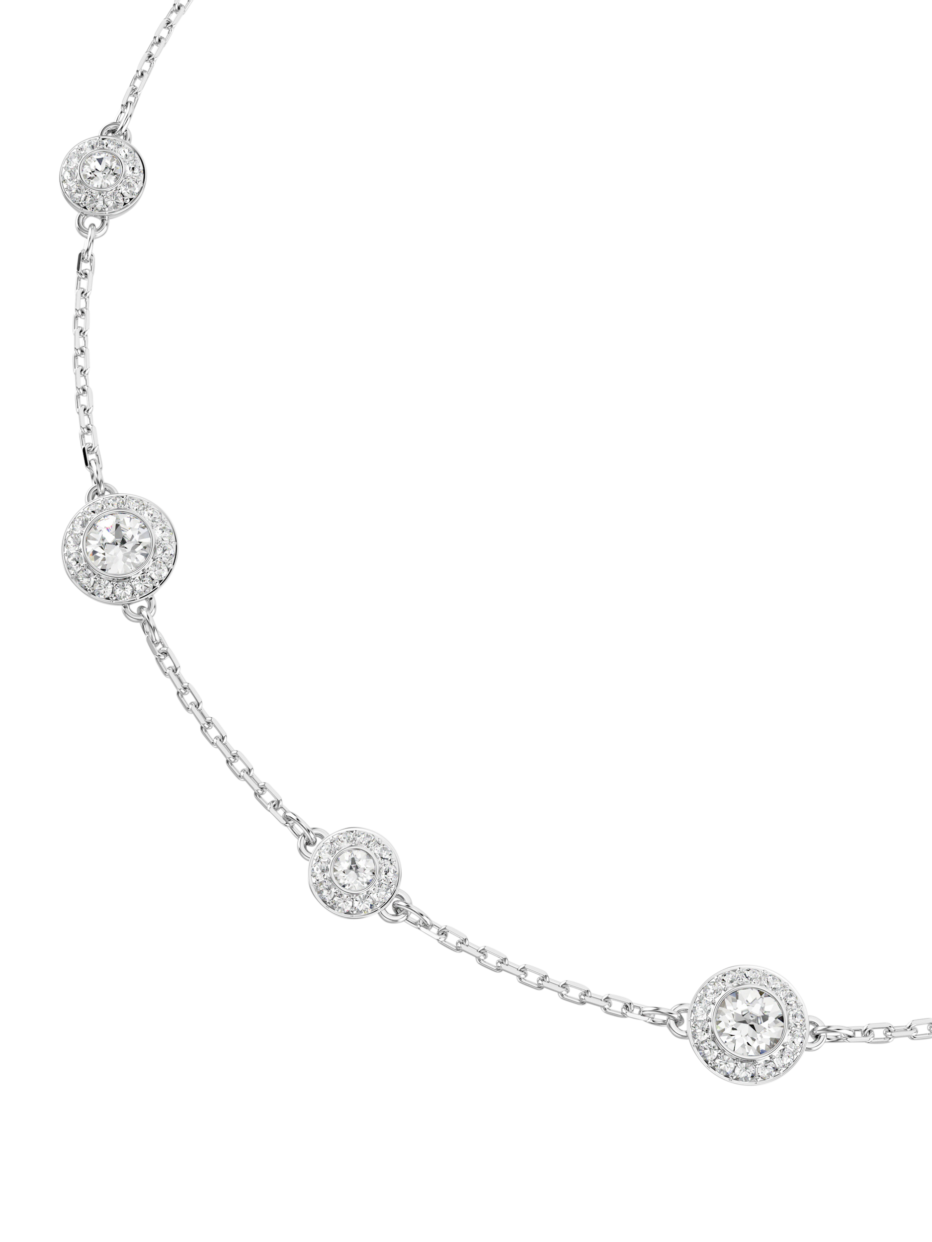 Product image 5 of 8, which shows Swarovski Una Angelic Necklace, Silver