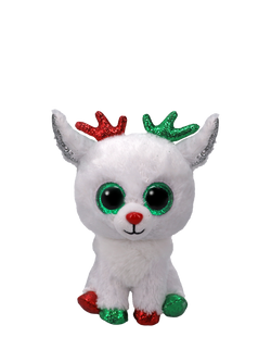 Ty Beanie Boos Snowdrop Reindeer Soft Plush Toys, Multi