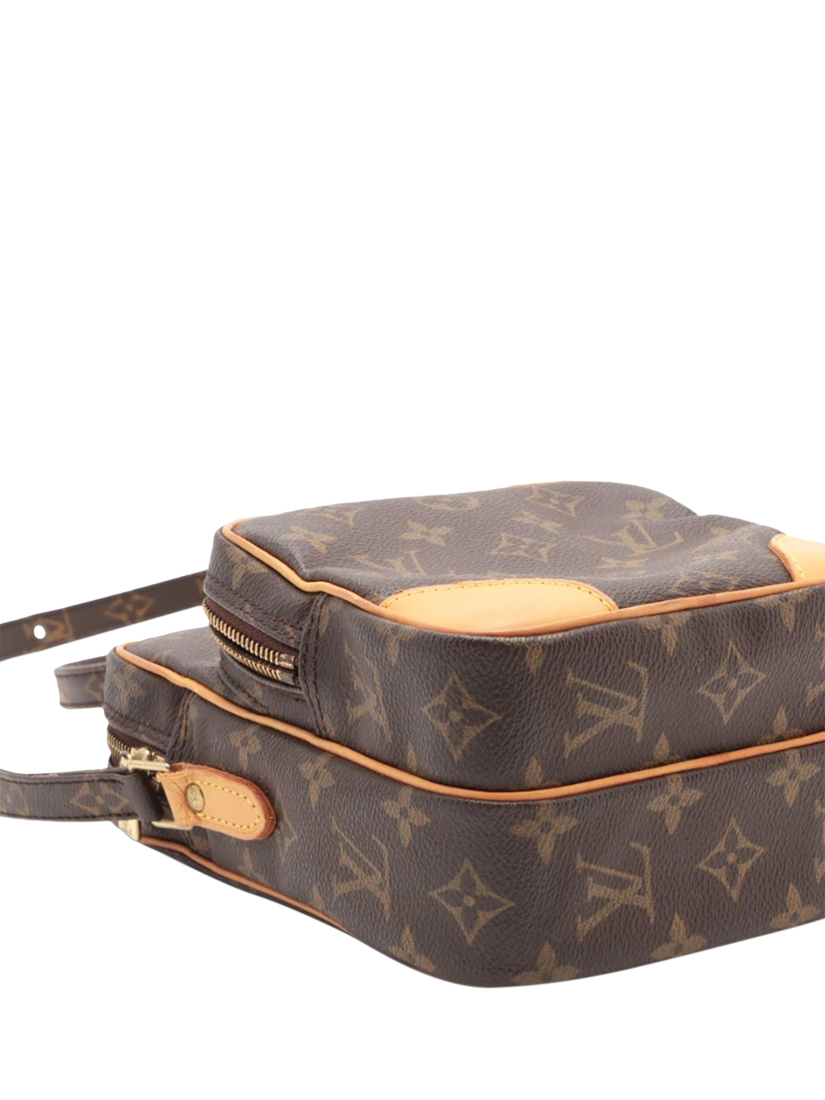 Product image 4 of 10, which shows Pre-loved Louis Vuitton Vintage 2001 Monogram Amazon Bag, Brown