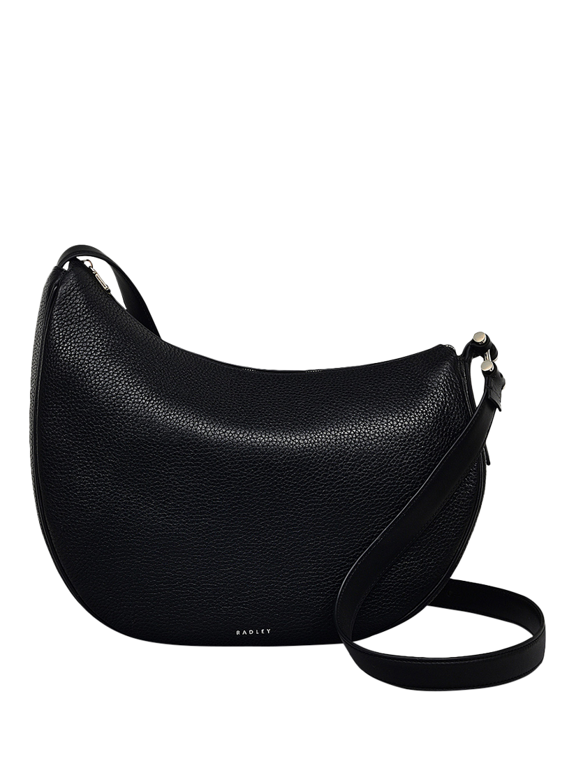 Product image 1 of 5, which shows Radley Pemberton Row Leather Crossbody Bag, Black