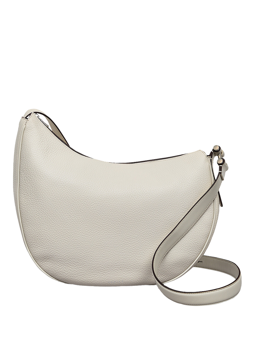 Product image 1 of 5, which shows Radley Pemberton Row Leather Crossbody Bag, Chalk