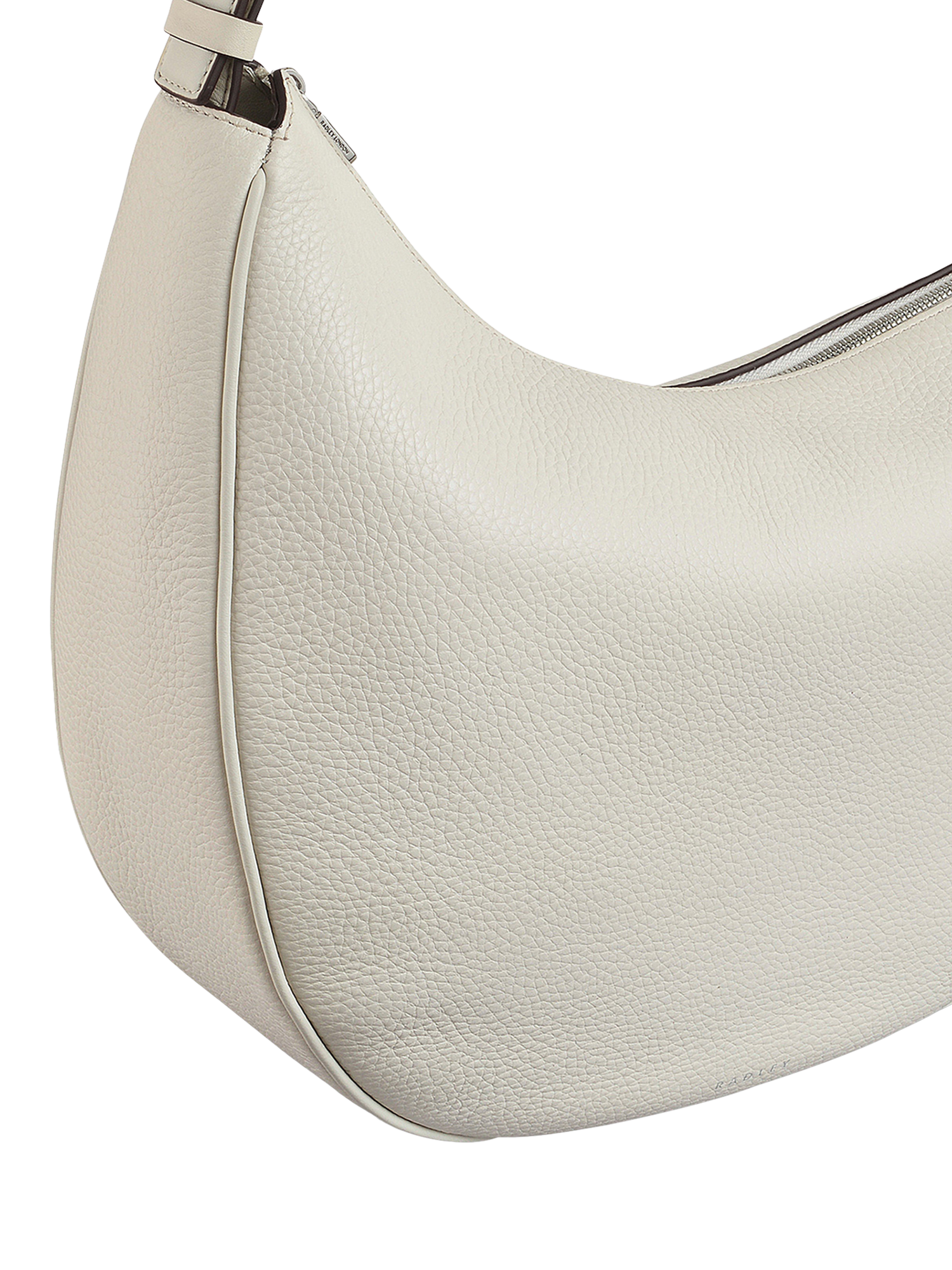 Product image 4 of 5, which shows Radley Pemberton Row Leather Crossbody Bag, Chalk