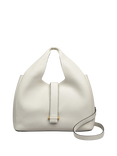 Radley Sloane Street Medium Leather Hobo Bag, Chalk