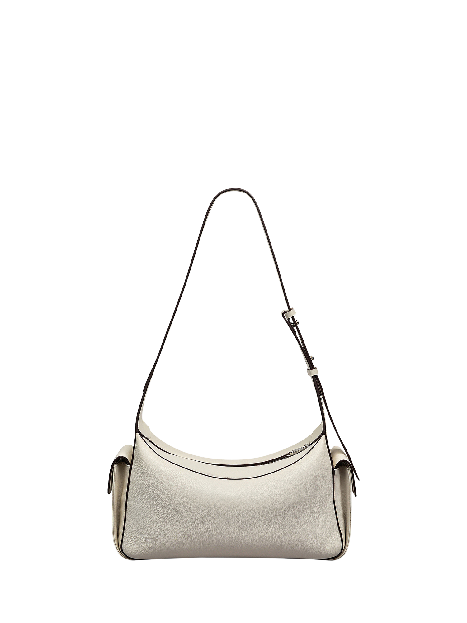 Product image 2 of 6, which shows Radley The Fitzrovia Leather Shoulder Bag, Chalk