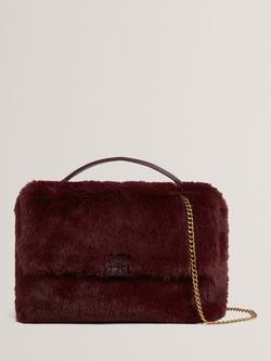 Ted Baker Anilie Textured Shoulder Bag, Wine, Wine