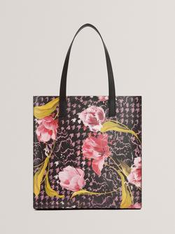 Ted Baker Tullsa Large Floral Handbag, Black, Black