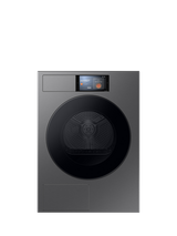 Samsung Series 9 DV90F09F4SU1 Freestanding Heat Pump Tumble Dryer, AI Energy, 9kg Load, Dark Steel