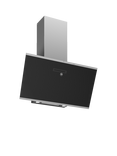 Bertazzoni KV90MOD1NA 90cm Chimney Cooker Hood, Black Glass