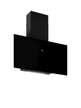 Bertazzoni KV90PRO1NA 90cm Chimney Cooker Hood, Black Glass