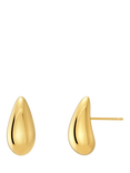 EDBLAD Harmony Curved Drop Stud Earrings, Yellow Gold