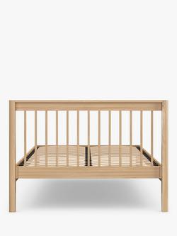 John Lewis Spindle Bed Frame, King Size, Oak - view 2, Oak