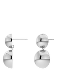 EDBLAD Sphere Drop Stud Earrings, Silver